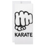 karate fist icon rack cards