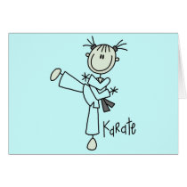 Karate Girl Tshirts and Gifts Cards