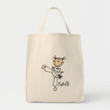 Karate Girl Tshirts and Gifts Tote Bag