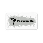 Karate is a Way of Life Address Label
