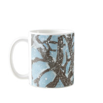 Karate Kat Graphics snowy trees Coffee Mug