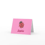 Karate Kat ladybug ID notecard