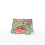 Karate Kat lovely leaves ID notecard