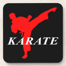 KARATE keri 3 飲み物コースター