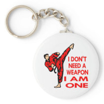 Karate, MMA, I AM A Weapon Key Chains