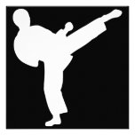 Karate Party Personalized Announcement