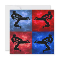 Karate Party Personalized Invitation