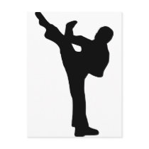 Karate Post Card