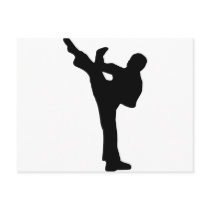 Karate Postcard