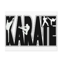 KARATE POSTCARD