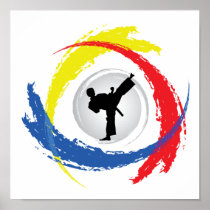 Karate Tricolor Emblem