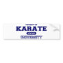 Karate University Bumper Stickers