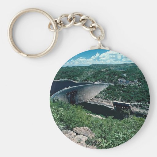 Kariba hydro-electric scheme, from Zimbabwe side Keychains