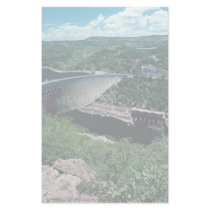 Kariba hydro-electric scheme, from Zimbabwe side Custom Stationery