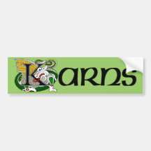 Karns Celtic Dragon Bumper Sticker