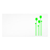 Karte lang Einladung blume tulpe love grün green Photo Grußkarte