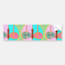 KARUNA Reiki : Kreeya Infinite Balancing Symbol Bumper Stickers