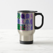 KARUNA Reiki Symbols : Artistic Rendering Coffee Mugs