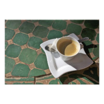 Kasbah Hotel and Restaurant, coffee and green Photo Print