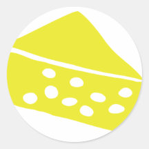 käse icon round sticker