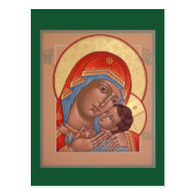 Kasperov Mother of God Postcard