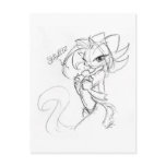 Kat Squeeze Postcard