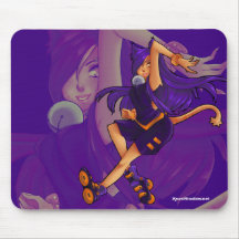 Kat w/ Blades Mousepad