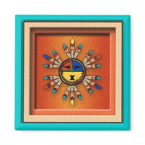 Katchina Sun Face Magnet