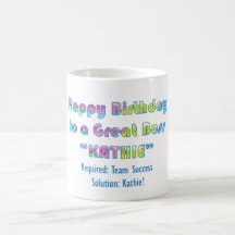 Kathie's Birthday Coffee Mugs