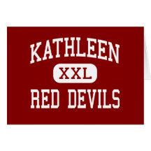 Kathleen - Red Devils - High - Lakeland Florida Cards