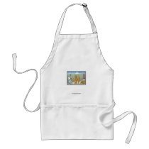 Katmandu & Dogmandu Cartoon Funny Apron