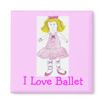 Katrina Ballerina, I Love Ballet Magnet
