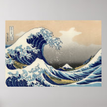Katsushika Hokusai: The Great Wave off Kanagawa Print