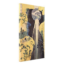 Katsushika Hokusai - The Waterfall of Amida Canvas Prints