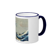 Katsushika Hokusai's Great Wave off Kanagawa Coffee Mugs
