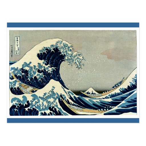 Katsushika Hokusai's Great Wave off Kanagawa Post Cards
