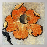 Katsushika Hokusai's Poppies Print