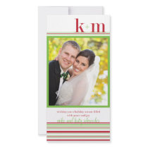 Katy Xmas Card Photo Card Template