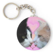 Katzen Liebespaar Schlüsselbänder