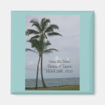 Kauai Hawaii Tropical Palm Trees Fridge Magnet