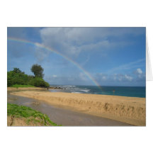 Kauai rainbow card