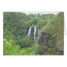 Kauai Waterfall Greeting Card