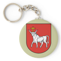 Kaunas city, Lithuania Keychain