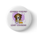 Kawaii American Foxhound Rally Obedience buttons