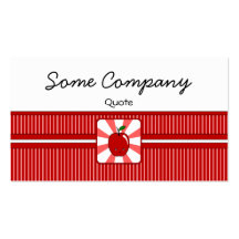 Kawaii Apple (Boy) Business Card Templates