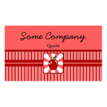 Kawaii Apple (Girl) Business Cards