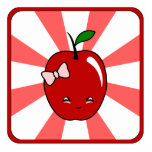 Kawaii Apple (Girl) photo sculptures
