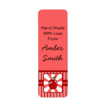 Kawaii Apple (Girl) Return Address Label