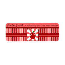 Kawaii Apple (Girl) Return Address Labels