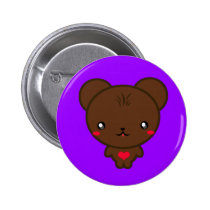 Kawaii Bear buttons
